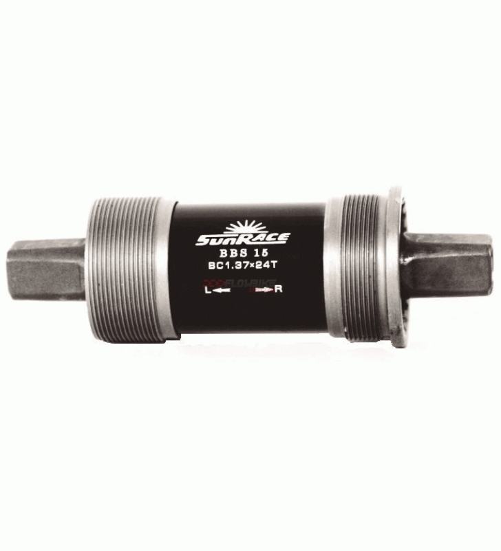 Eje Pedalier BSA 127.5/68mm BB-UN300 Cuadradillo Carter Argent/Noir - Axe De Pédalier VTT